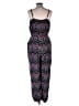 Liberty Love 100% Polyester Chevron-herringbone Blue Jumpsuit Size L - photo 2