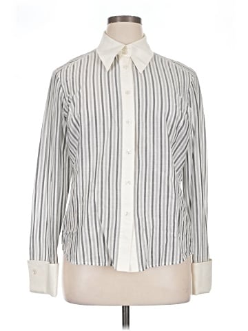 Ellen Tracy Long Sleeve Button-Down Shirt (view 1)