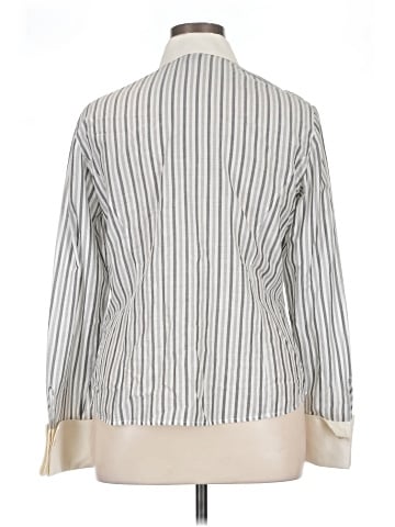 Ellen Tracy Long Sleeve Button-Down Shirt (view 2)