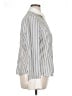 Ellen Tracy Stripes Ivory Long Sleeve Button-Down Shirt Size 16 - photo 4