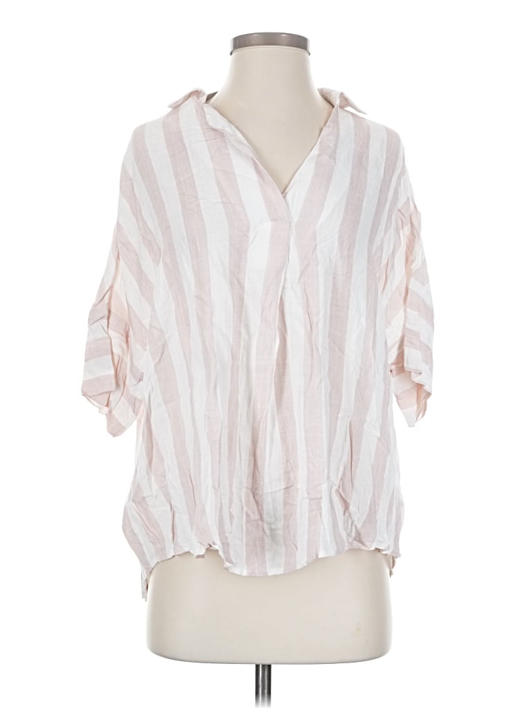 Pre-owned Umgee 3/4 Sleeve T-shirt In Pink