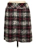 Tribal Plaid Gray Casual Skirt Size 12 - photo 2