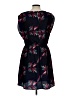 Gap Outlet 100% Polyester Print Black Casual Dress Size L - photo 2