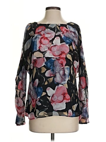 DKNY Long Sleeve Blouse (view 1)