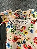 NANETTE Nanette Lepore 100% Polyester Floral Multi Color White 3/4 Sleeve Blouse Size S - photo 7