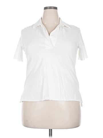 James Perse Short Sleeve Blouse (view 1)