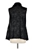 Mo-Ka 100% Polyester Black Faux Fur Vest Size M - photo 2