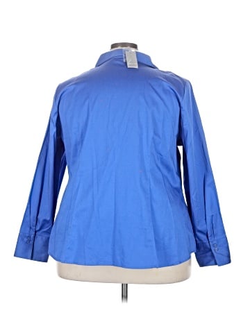 Lane Bryant 3/4 Sleeve Button-Down Shirt (view 2)