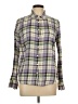 J.Crew Plaid Purple Long Sleeve Button-Down Shirt Size 10 - photo 1