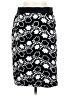Ann Taylor 100% Polyester Floral Black Formal Skirt Size 8 - photo 1