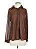 Shein 100% Polyester Brown Long Sleeve Blouse Size S - photo 1