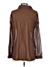 Shein 100% Polyester Brown Long Sleeve Blouse Size S - photo 2