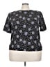 Notations Black Short Sleeve Top Size 24 - photo 1