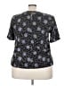 Notations Black Short Sleeve Top Size 24 - photo 2
