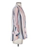Kut from the Kloth Stripes White Blue 3/4 Sleeve Button-Down Shirt Size XS - photo 4