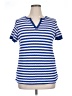 Shein Blue Short Sleeve Top Size XL - photo 1