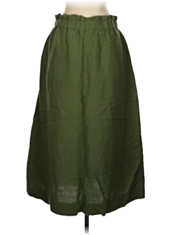 Madewell Paperbag Button-Front Midi Skirt (view 2)