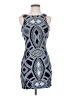 Speechless Graphic Blue Cocktail Dress Size 3 - photo 1