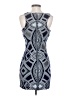 Speechless Graphic Blue Cocktail Dress Size 3 - photo 2
