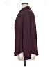 Torrid 100% Polyester Solid Burgundy Long Sleeve Blouse Size 1X Plus (1) - photo 5