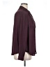 Torrid 100% Polyester Solid Burgundy Long Sleeve Blouse Size 1X Plus (1) - photo 4