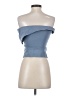 Lulus Blue Gray Sleeveless Blouse Size S - photo 2