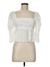 Storia White 3/4 Sleeve Blouse Size M - photo 1