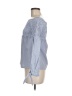 WAYF 100% Cotton Blue Long Sleeve Blouse Size M - photo 5