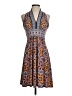 Wisp Paisley Gray Casual Dress Size 2 (petite) - photo 1