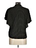 Chaps 100% Viscose Polka Dots Black Short Sleeve Blouse Size M - photo 2