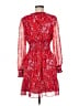 Max Studio 100% Polyester Paisley Red Cocktail Dress Size M - photo 2