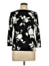 Talbots Floral Black Pullover Sweater Size Lg Petite - photo 1