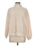 Porridge 100% Polyester Solid Ivory Turtleneck Sweater Size Med (2) - photo 1
