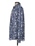 Banana Republic 100% Polyester Paisley Blue Long Sleeve Blouse Size M (tall) - photo 5