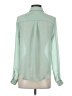 Love 21 100% Polyester Green Long Sleeve Blouse Size XS - photo 2
