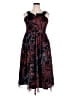 Assorted Brands Red Black Cocktail Dress Size XXL - photo 1