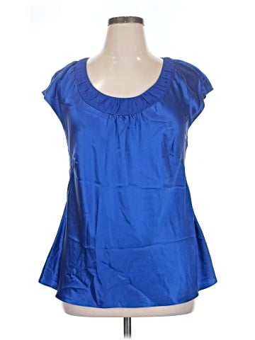 Alfani Short Sleeve Silk Top (view 1)