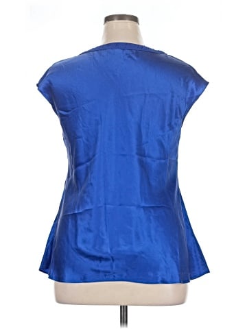 Alfani Short Sleeve Silk Top (view 2)