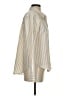 Dylan Stripes Ivory Long Sleeve Blouse Size S - photo 4