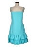 BCBGeneration Solid Teal Cocktail Dress Size 8 - photo 1