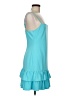 BCBGeneration Solid Teal Cocktail Dress Size 8 - photo 4