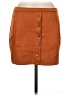 Vestidos Solid Brown Casual Skirt Size M - photo 1