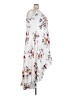 Rosegal 100% Polyester Floral White Casual Dress Size 4X - photo 4