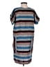 Assorted Brands Stripes Blue Casual Dress Size XL - photo 2