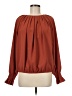 Shein 100% Polyester Brown Long Sleeve Blouse Size 6 - photo 1
