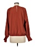 Shein 100% Polyester Brown Long Sleeve Blouse Size 6 - photo 2