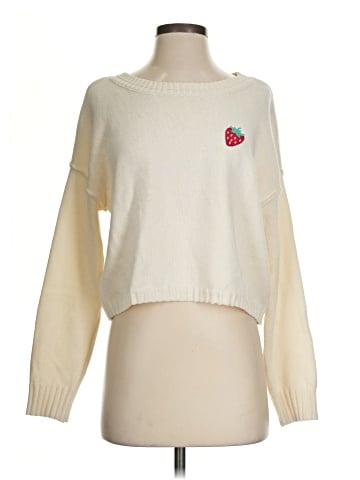 Happily Grey Pullover Sweater (view 1)