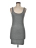 Forever 21 Solid Gray Casual Dress Size M - photo 1
