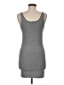 Forever 21 Solid Gray Casual Dress Size M - photo 2