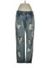 ONETEASPOON 100% Cotton Hearts Blue Jeans Size 25 waist - photo 1